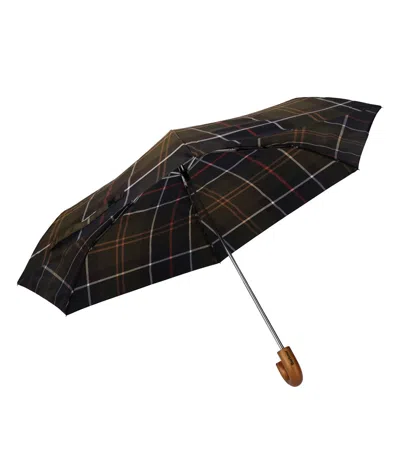 BARBOUR TARTAN MINI UMBRELLA