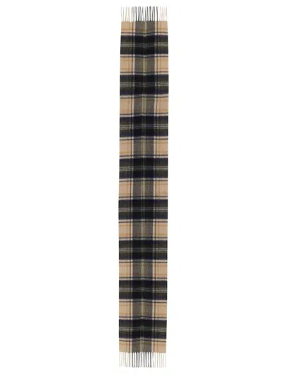 Barbour Tartan Pattern Scarf In Multicolor