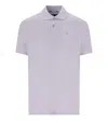 BARBOUR BARBOUR  TARTAN PIQUE LILAC POLOSHIRT