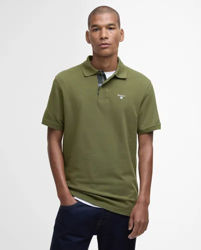 Barbour Tartan Pique Mens Polo