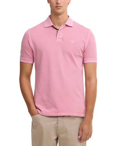 Barbour Tartan Polo Shirt In Pink