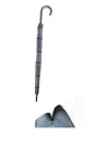 Barbour Tartan-print Umbrella In Gray