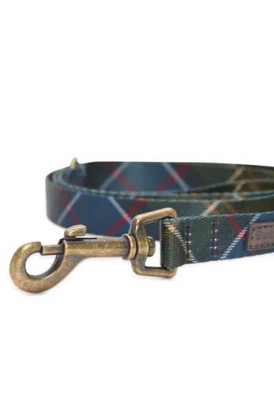 Barbour Tartan Printed Dog Leash In Multi