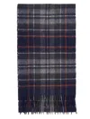 Barbour Tartan Scarf In Blue
