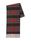 Barbour Tartan Scarf In Black
