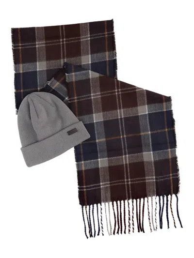 Barbour Tartan Scarf (set Of Two) In Multi