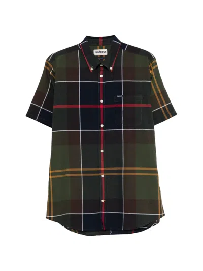 Barbour Tartan Short-sleeve Shirt In Multi