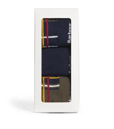Barbour Tartan Socks In Multi
