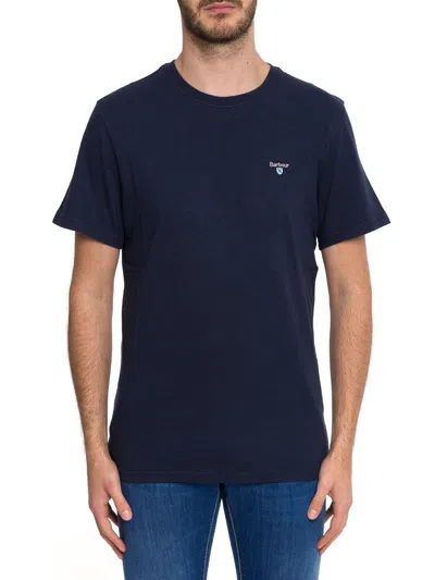 Barbour Tartan Sports T-shirt In Blue