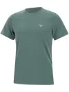 Barbour Tartan Sports T-shirt In Green