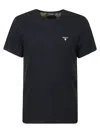 Barbour Sports Logo-embroidered Cotton-jersey T-shirt In Blue