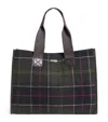 Barbour Turnberry Tote Bag In Wool Blend With Check Pattern