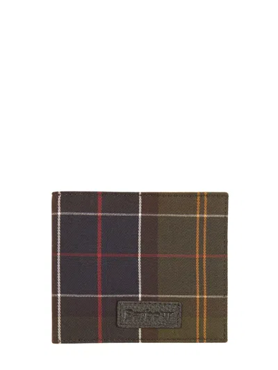 Barbour Tartan Wallet In Green