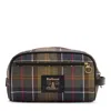 Barbour Tartan Washbag In Multi