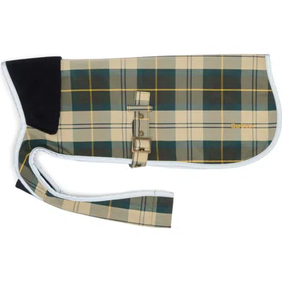 Barbour Tartan Waterproof Dog Coat In Neutral