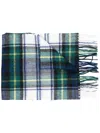 Barbour Tartan Wool And Cashmere Scarf In Multi