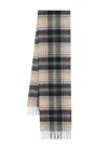 Barbour Tartan Wool And Cashmere Scarf In Multi
