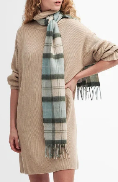 Barbour Tartan Wool & Cashmere Scarf In Multi