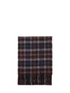 Barbour Tartan Wool Scarf In Multi