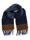 Barbour Inverness Tartan Scarf In Azul