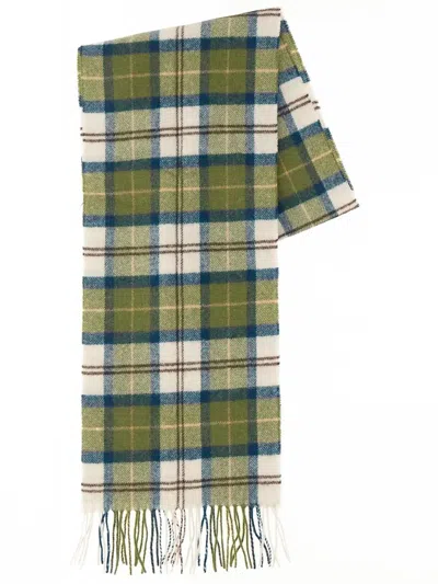 BARBOUR TARTAN WOOL SCARF
