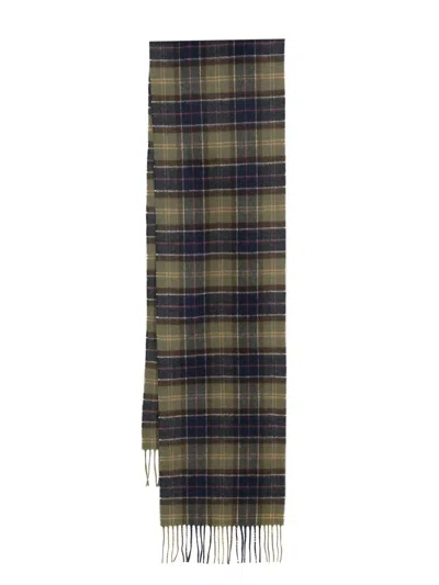 Barbour Tartan Wool  Scarf In Multi