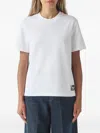 TARTAN-PANEL LOGO-PATCH T-SHIRT