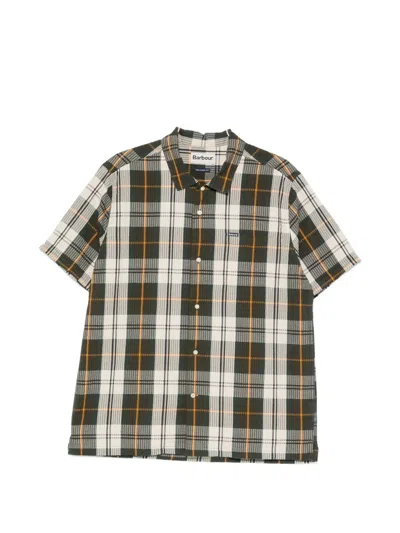 Barbour Tartan-pattern Seersucker Shirt In Multi
