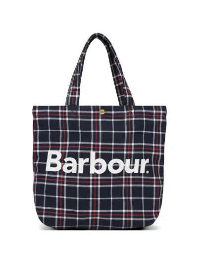 Barbour Tartan-print Tote Bag In Multi