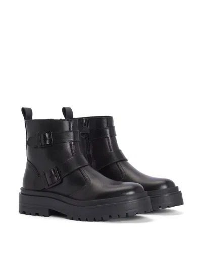 Barbour Tasmin Double-buckle Chelsea Boots In Black