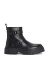 Barbour Tasmin Double-buckle Chelsea Boots In Black