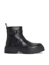 Barbour Tasmin Double-buckle Chelsea Boots In Black