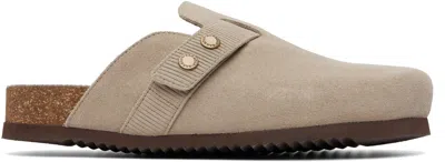 Barbour Taupe Bowman Slip-on Loafers In Brown