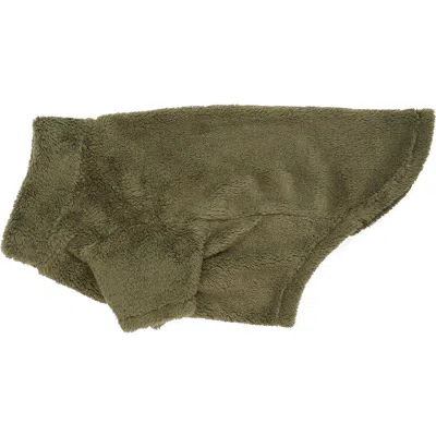 Barbour Teddy Fleece Dog Sweater In Green