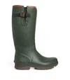 Barbour Tempest Buckled Rain Boots In Green