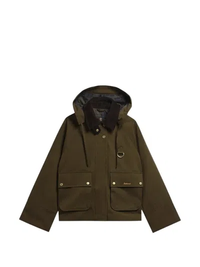 Barbour Terrington Hooded Jacket In Green