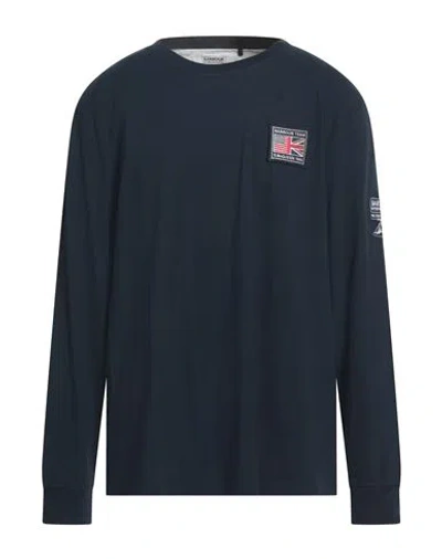 Barbour The Steve Mcqueen Collection Man T-shirt Midnight Blue Size Xxl Cotton