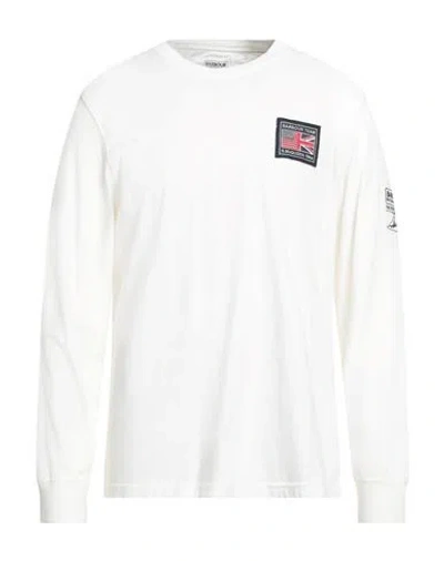 Barbour The Steve Mcqueen Collection Man T-shirt White Size Xxl Cotton