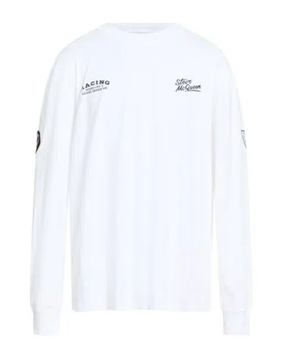 Barbour The Steve Mcqueen Collection Man T-shirt White Size Xxl Cotton