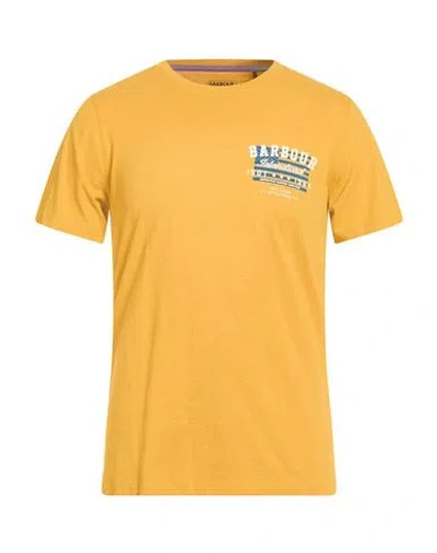 Barbour The Steve Mcqueen Collection Man T-shirt Mustard Size S Cotton In Yellow