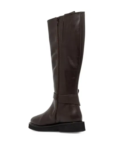 Barbour Theodora Riding Boots In Brown