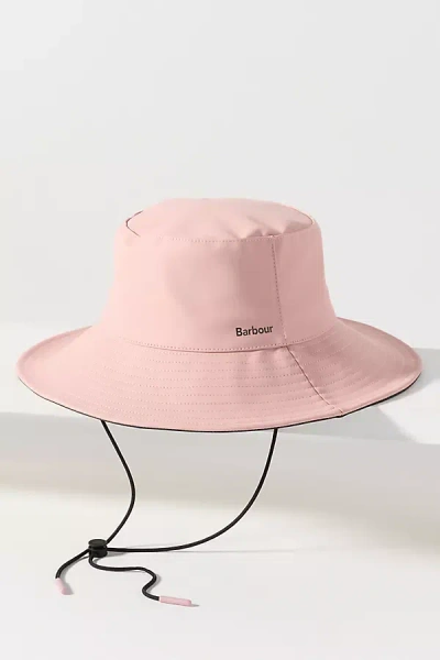 Barbour Thorpe Showerproof Bucket Hat In Pink