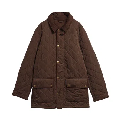 Pre-owned Barbour Thuirsby Polarquilt Jacket 'dark Olive' | Green | Men's Size Xl