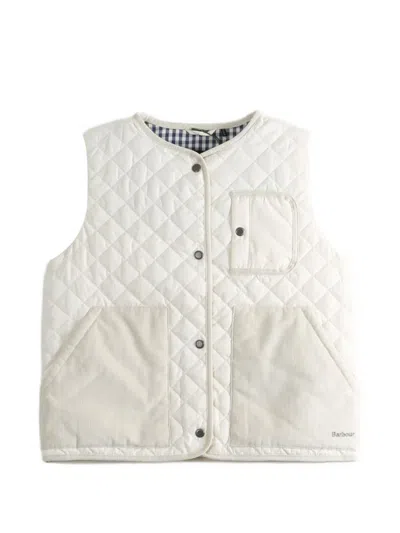 Barbour Thulby Quilted Gilet In White