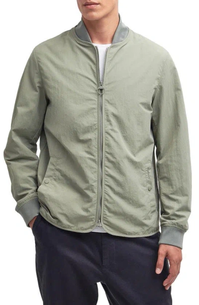 Barbour Tirrel Casual Bomber Jacket In Dusty Green