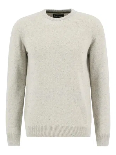 Barbour Tisbury Crew-neck Sweater In Neutral