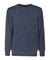 Barbour Tisbury Crewneck Knitted Jumper In Blue