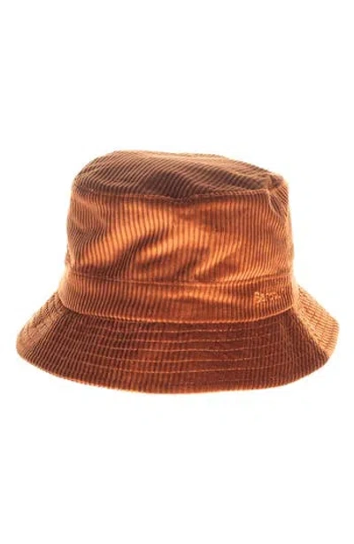 Barbour Tolsta Corduroy Bucket Hat In Brown