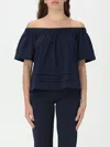 Barbour Ralee Womens Relaxed Top In Navy