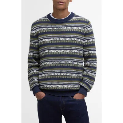 Barbour Topcliffe Patterned Knit Sweater In Multi